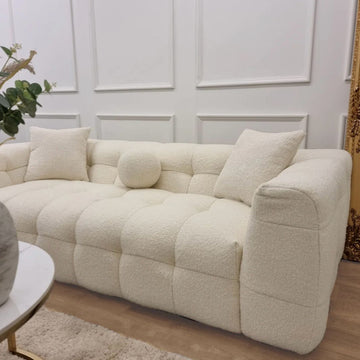 The Bubble Boucle 3 Seater Sofa