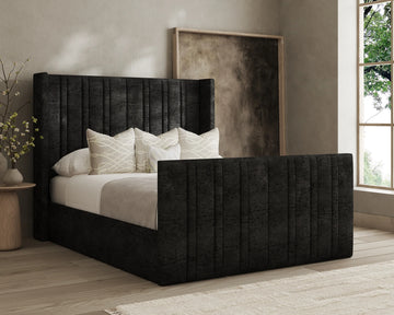 Luxe Winged Bed Frame