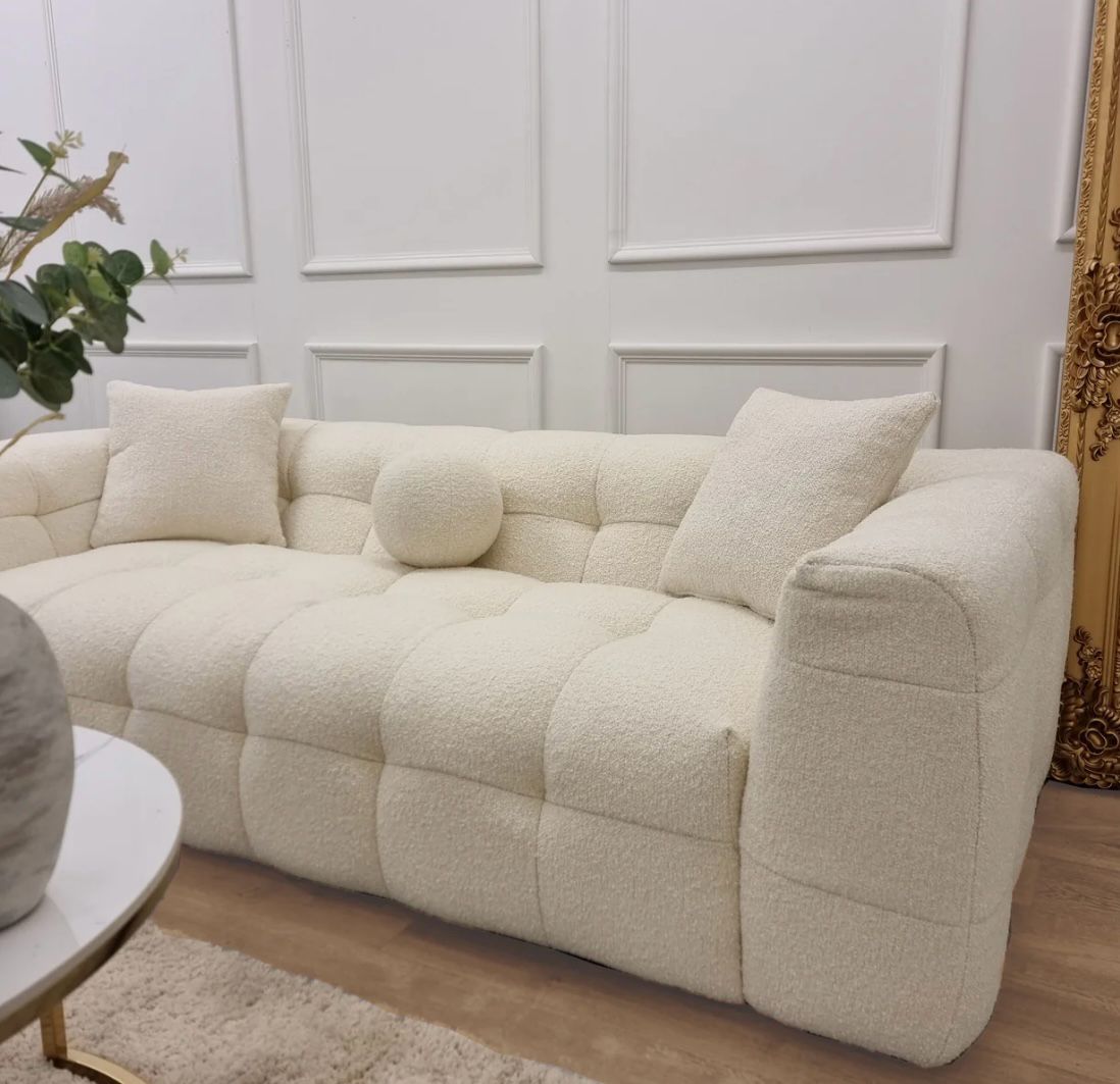 The Bubble Boucle 3 Seater Sofa