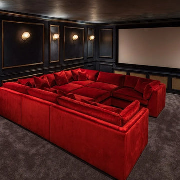 Harlem Luxury U-Shape Cinema Sofa with Footstools