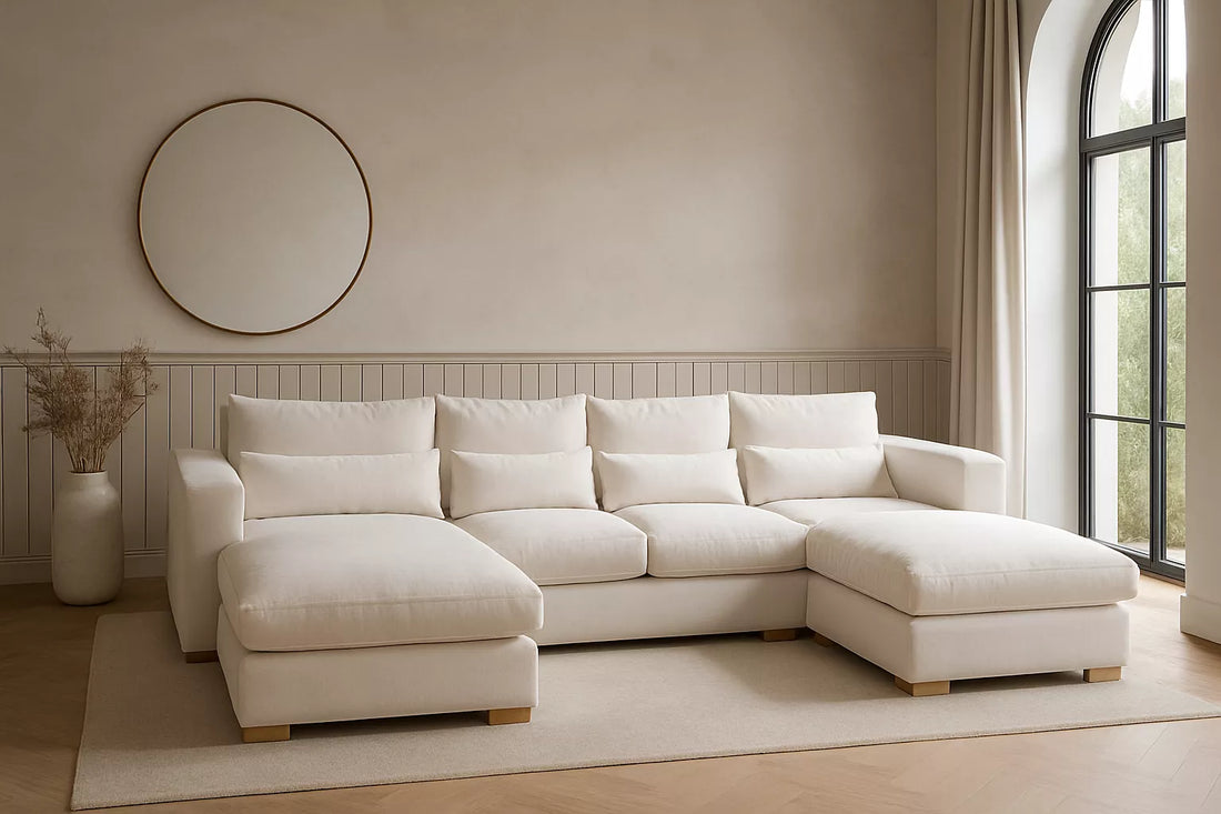 Cloud U-Shape Sofa – Feather Inserts