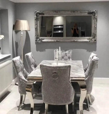 Cambridge grey table with Lara knock chairs