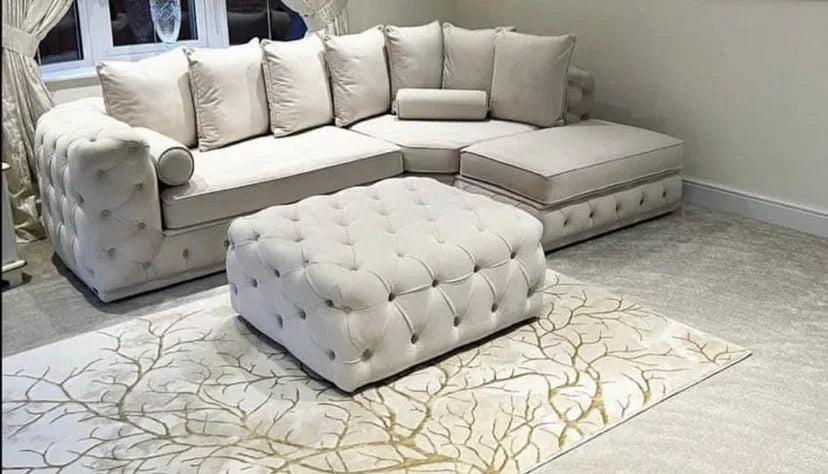 Duke Bentley curved sofa