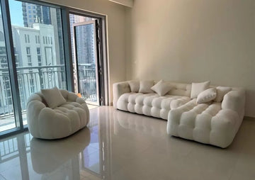 Bubble Boucle sofa colour choices