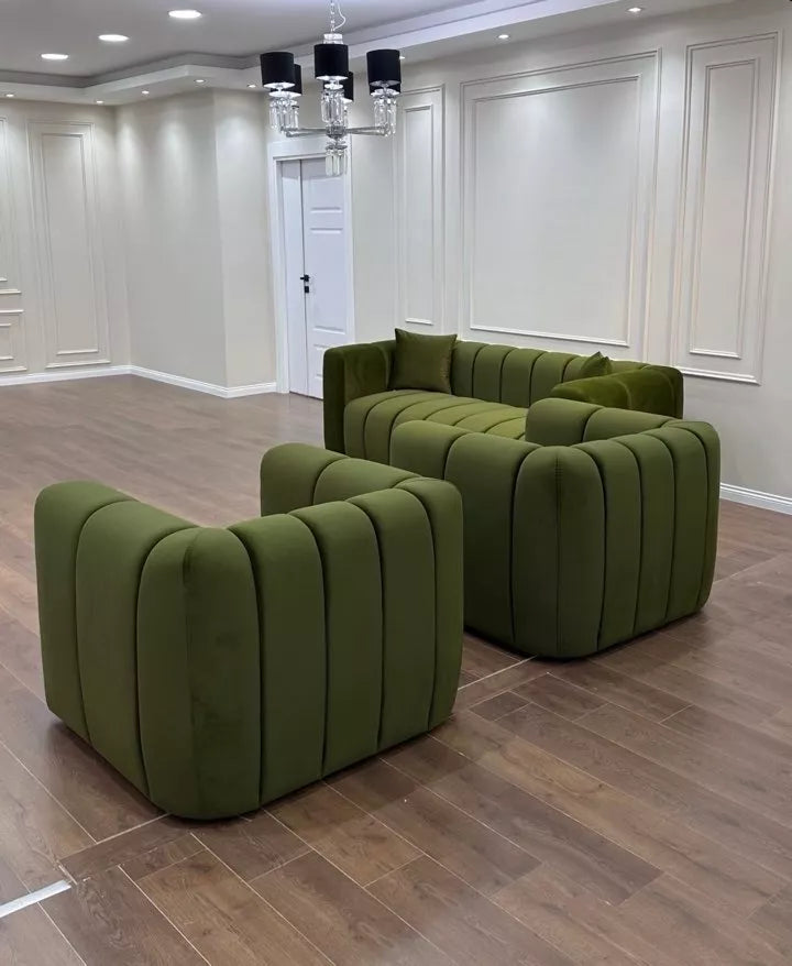 Delux oyster sofa set