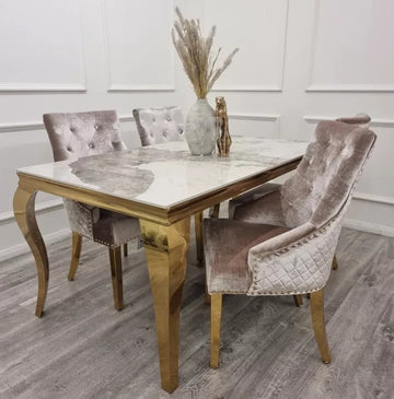 Cambridge dining table in Pandora stone