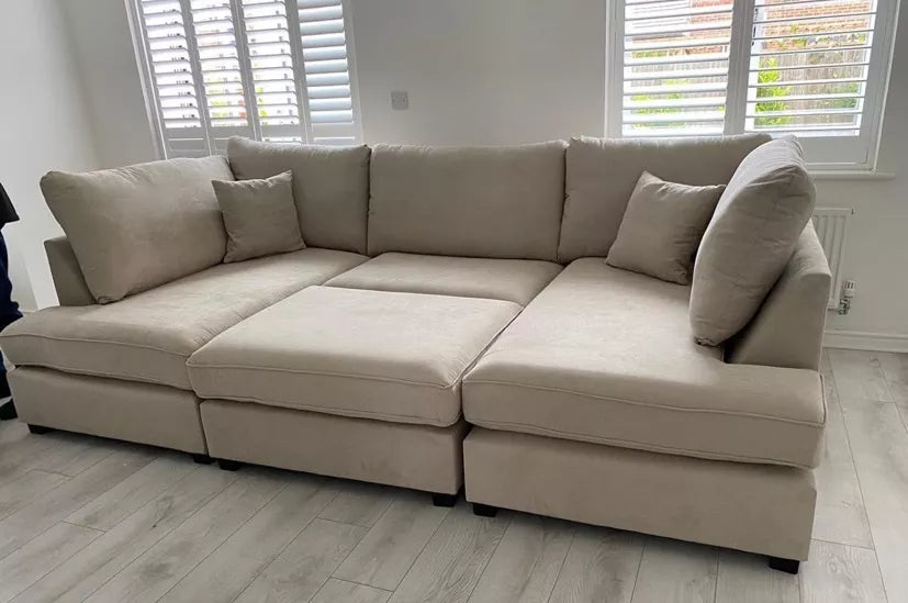 London u shape sofa